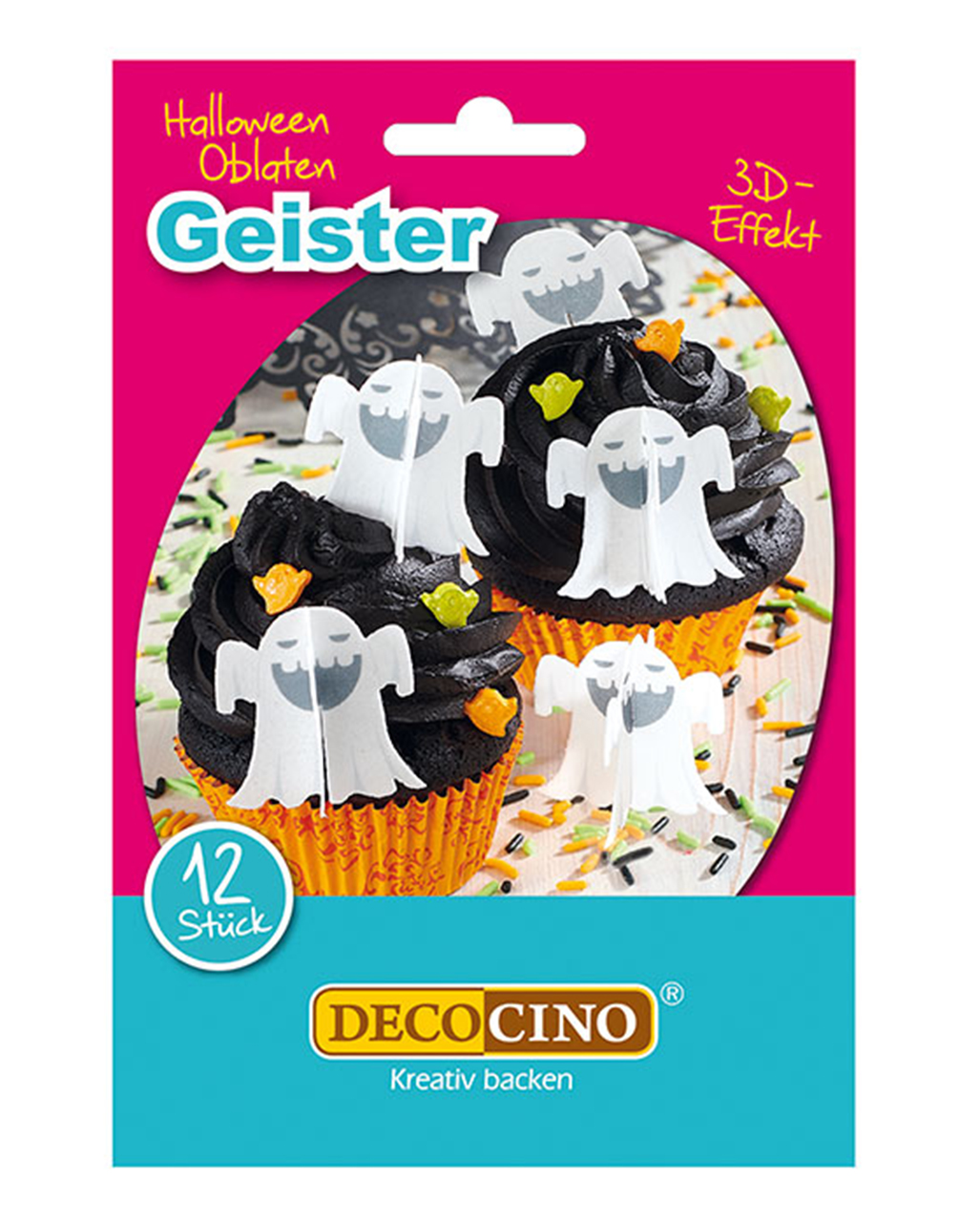 Halloween Oblaten Geister 12 St. zum backen