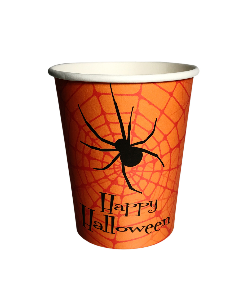 Halloween Pappbecher mit Gruselmotiv 8 St. als Tischdeko