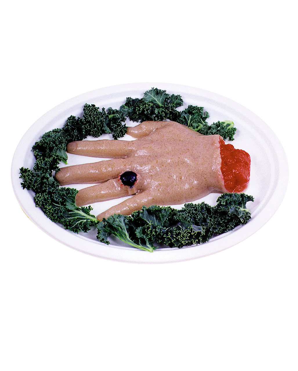 Halloween Puddingform Hand Halloween Nachspeise