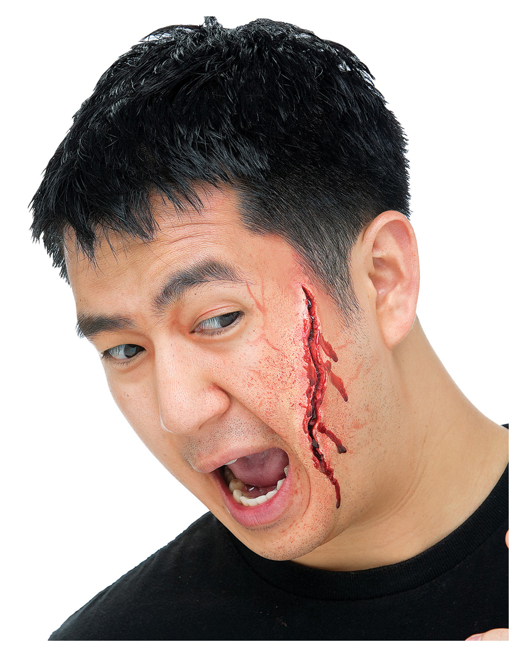 Tiefe Schnittwunde  Halloween Latexwunde