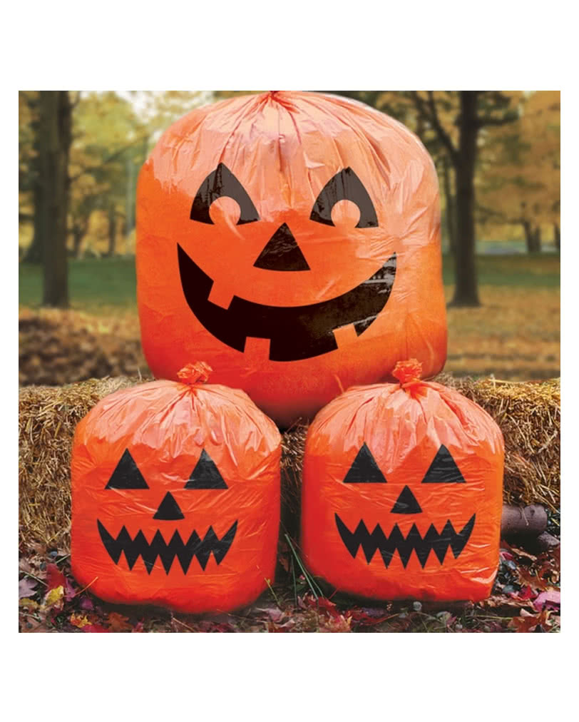 Halloween Laubsäcke mit Kürbismotiv 3 St. Halloween