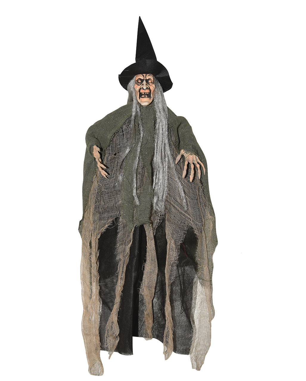 Hanging Witch Dekoration Grün für Halloween ?