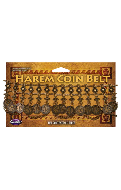 Harem Gürtel mit Münzen   Metallgürtel mit vielen klimpernden