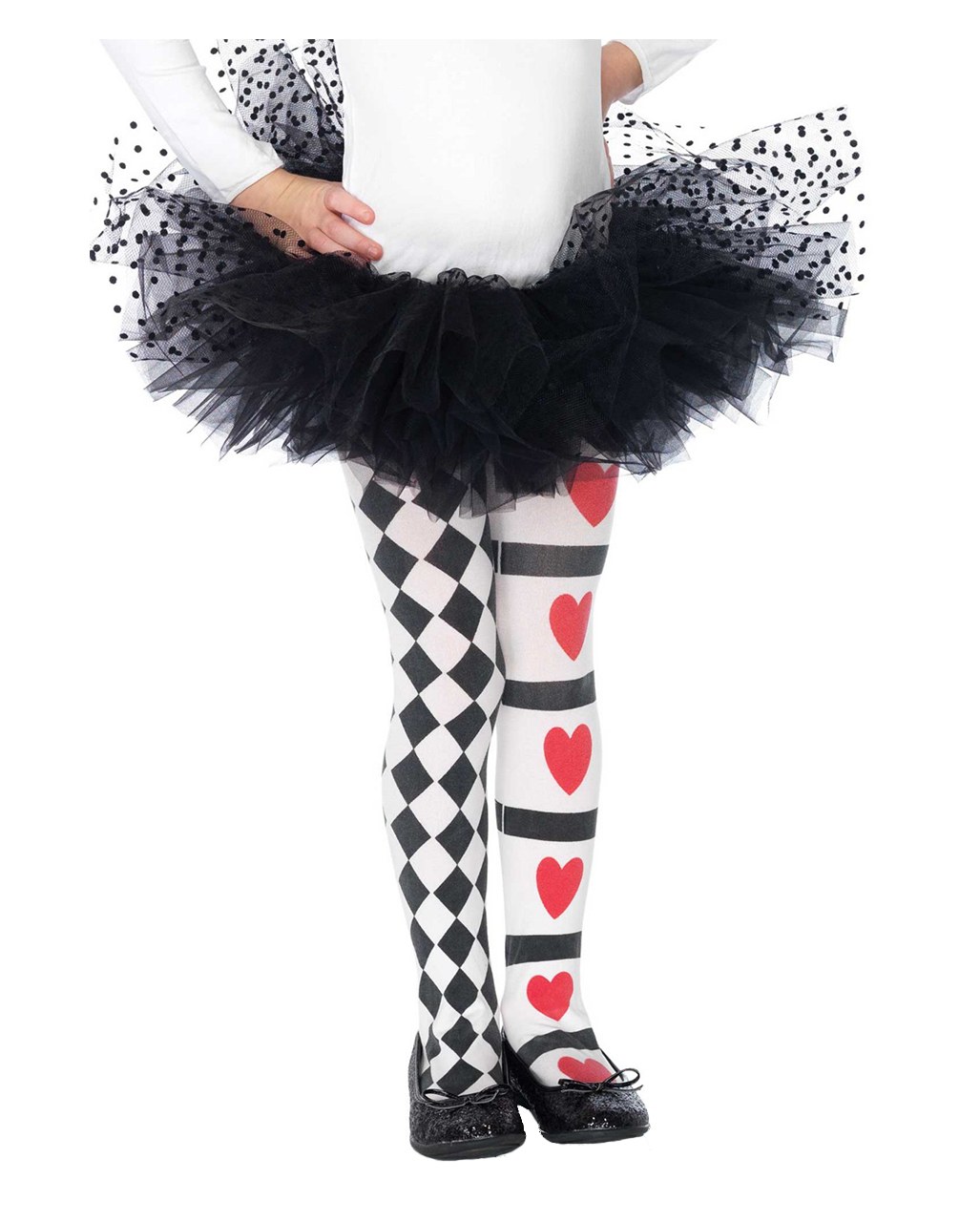 Harlekin Strumpfhose für Kinder als Kostümzubehör