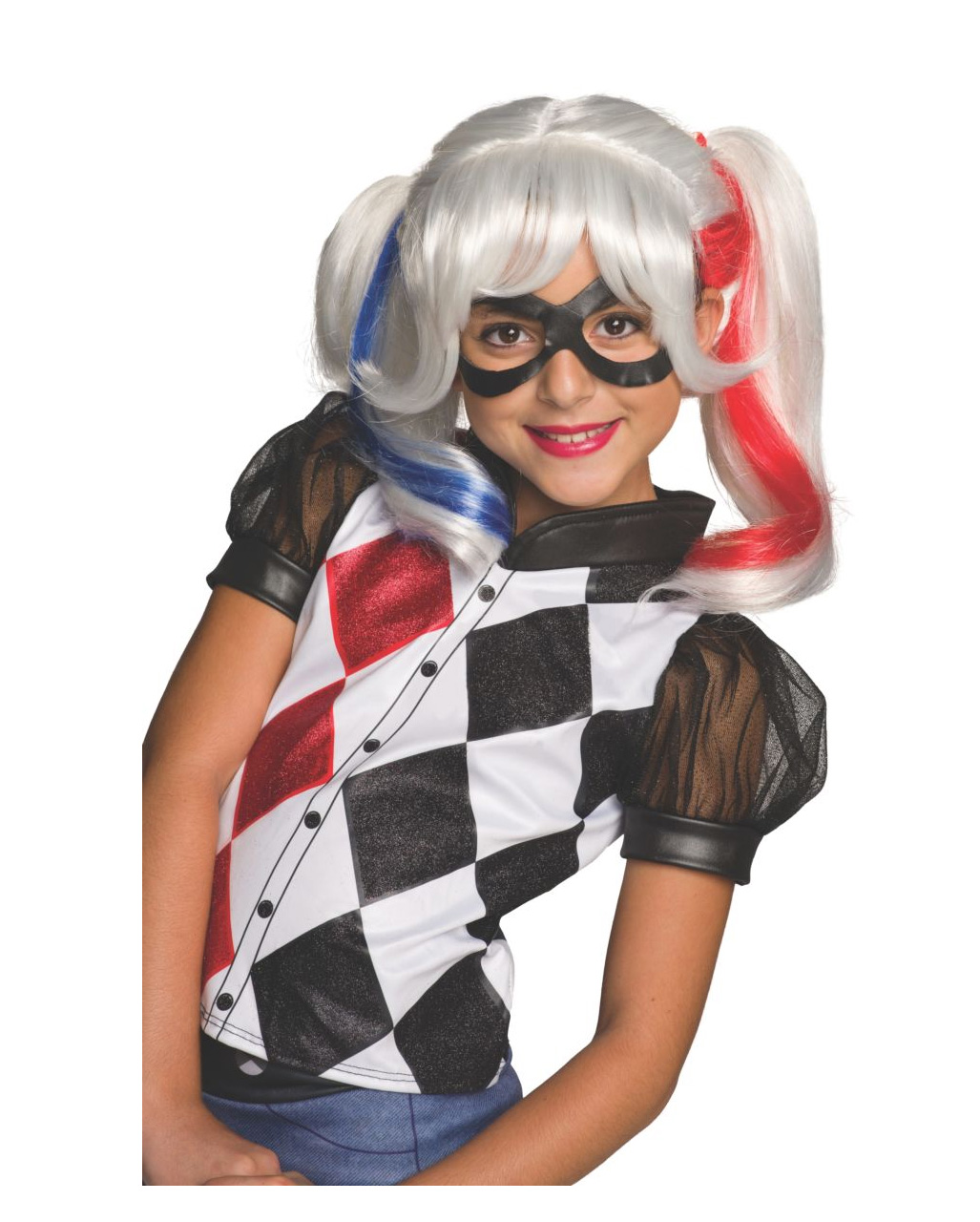 Harley Quinn Kinderperücke ★ DC Super Hero Girls