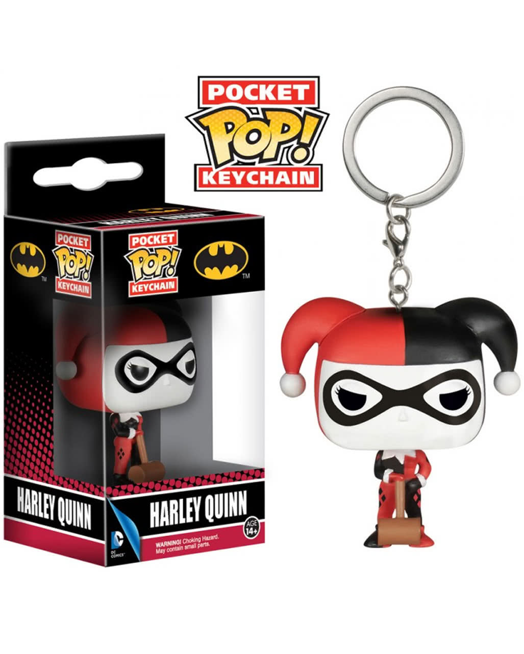 Pocket POP Harley Quinn Schlüssel-Anhänger ◆◇