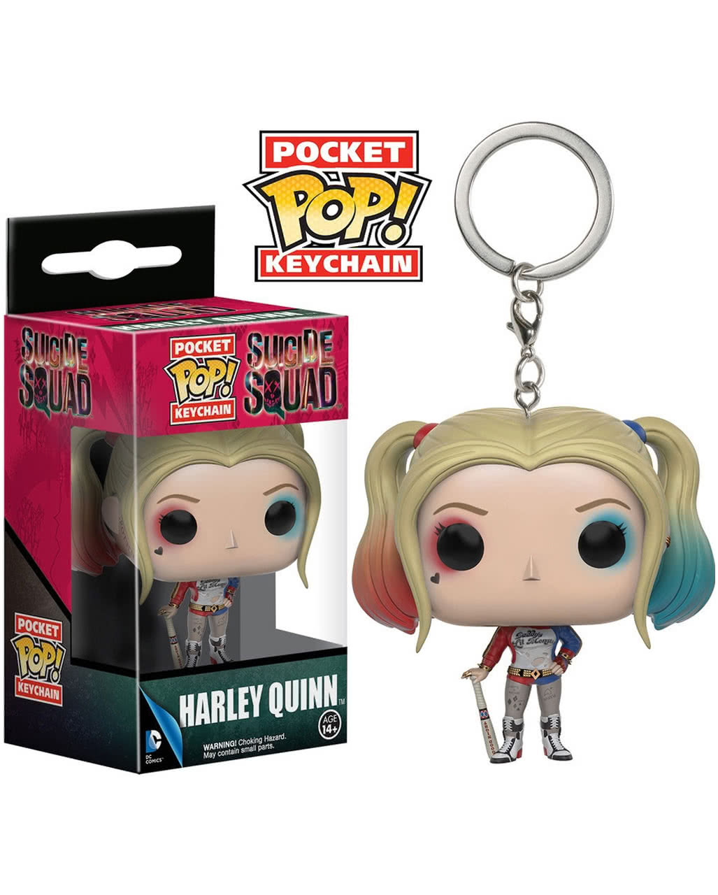 Harley Quinn Schlüsselanhänger Pocket POP ★