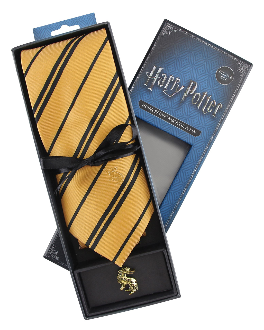 Harry Potter Hufflepuff Krawatte mit Pin kaufen