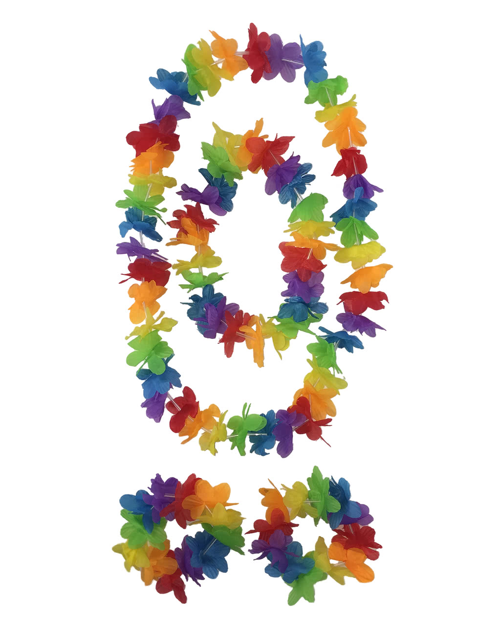 Hawaii Blumenkette 4er Set ✿ Blütenkette