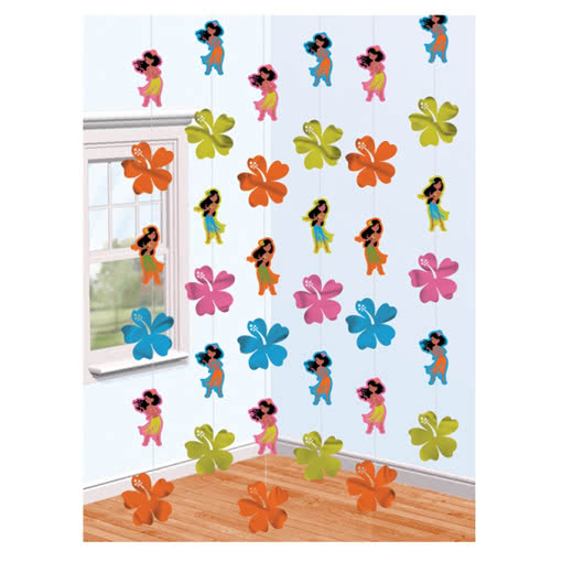 Hawaii Girls Hängedekoration karibische Accessoire online kaufen