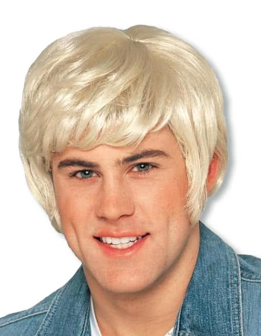 Herrenperücke Knut blond Deluxe für Karneval