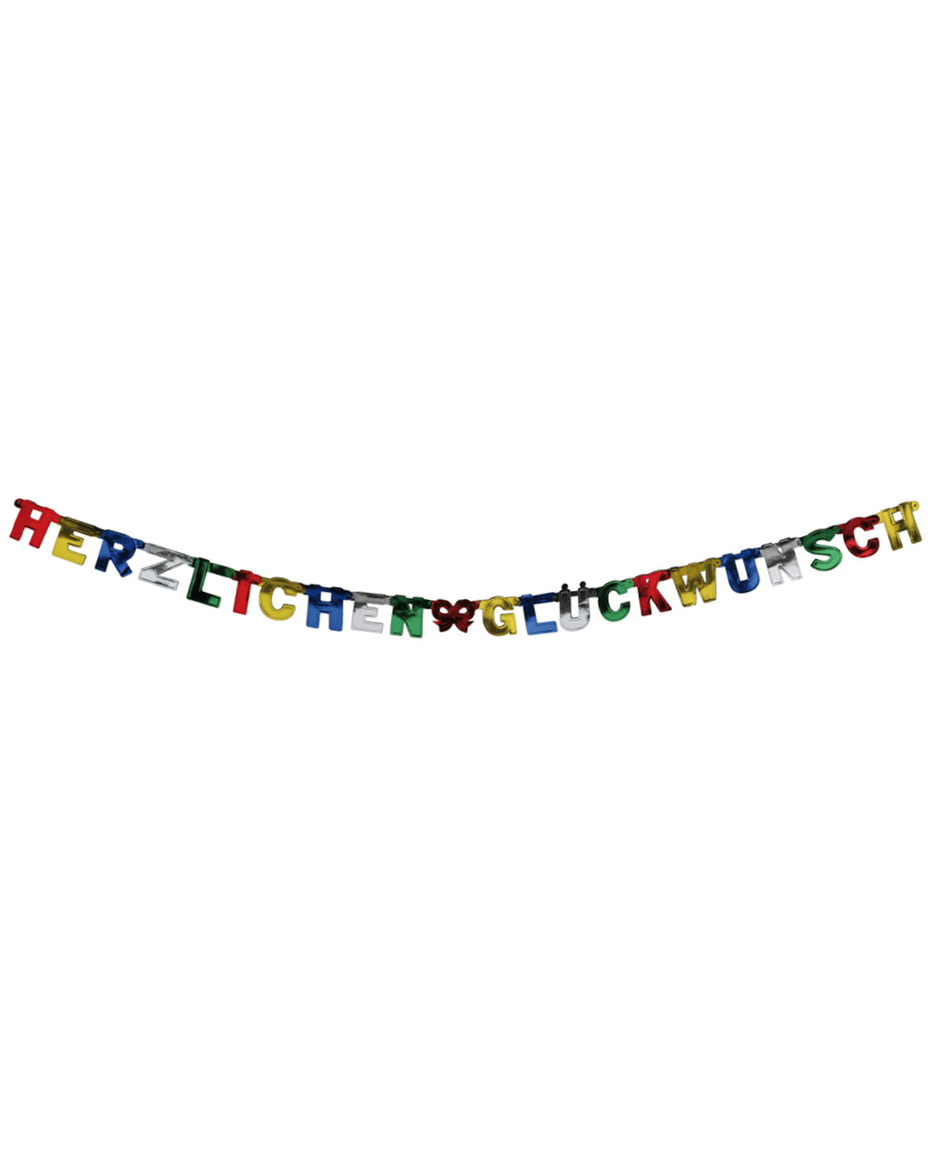 Herzlichen Glückwunsch Deko 240cm  für Geburtstag