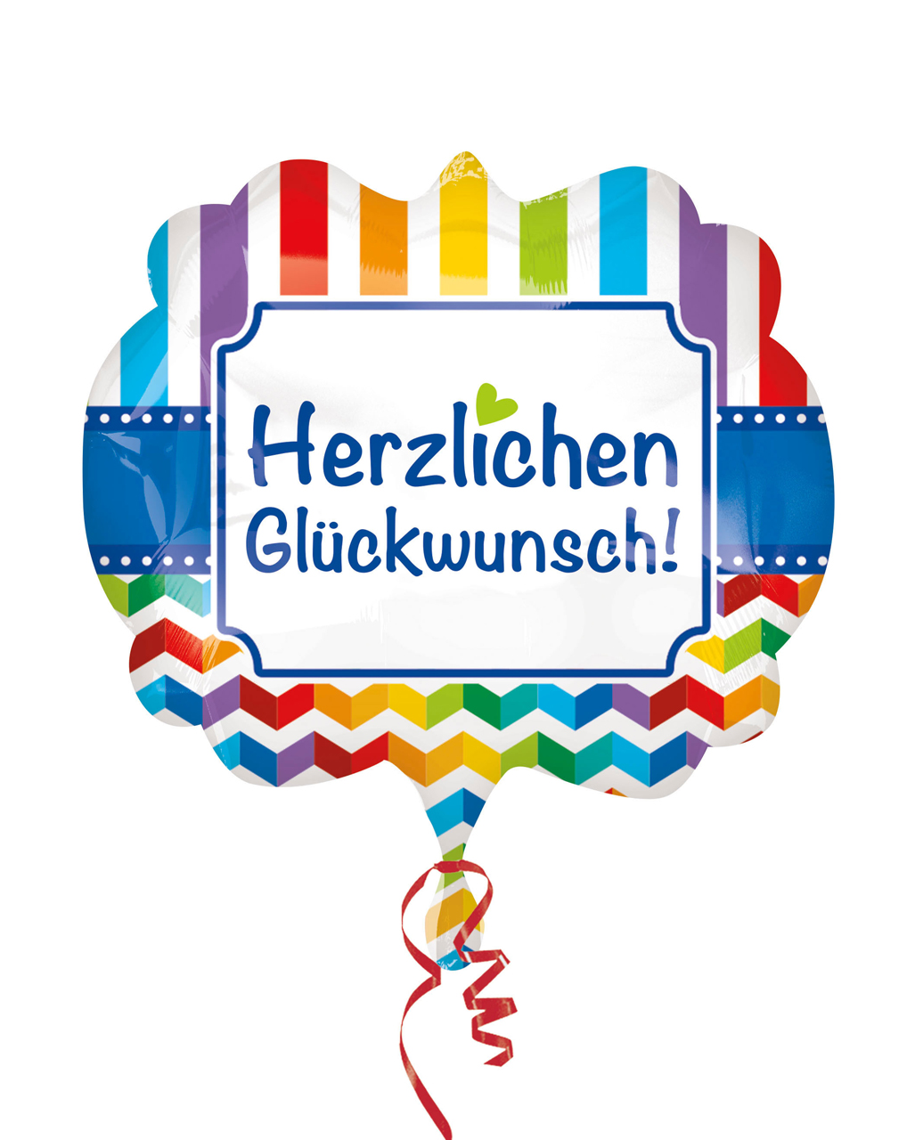 Folienballon Herzlichen Glückwunsch Rainbow XL ?