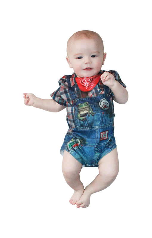 Hillbilly Baby Body Babykostüm L