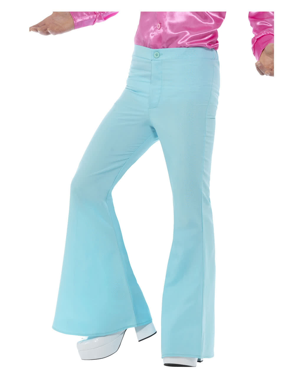 Herren Schlaghose hellblau  Kostüm Accessoire M