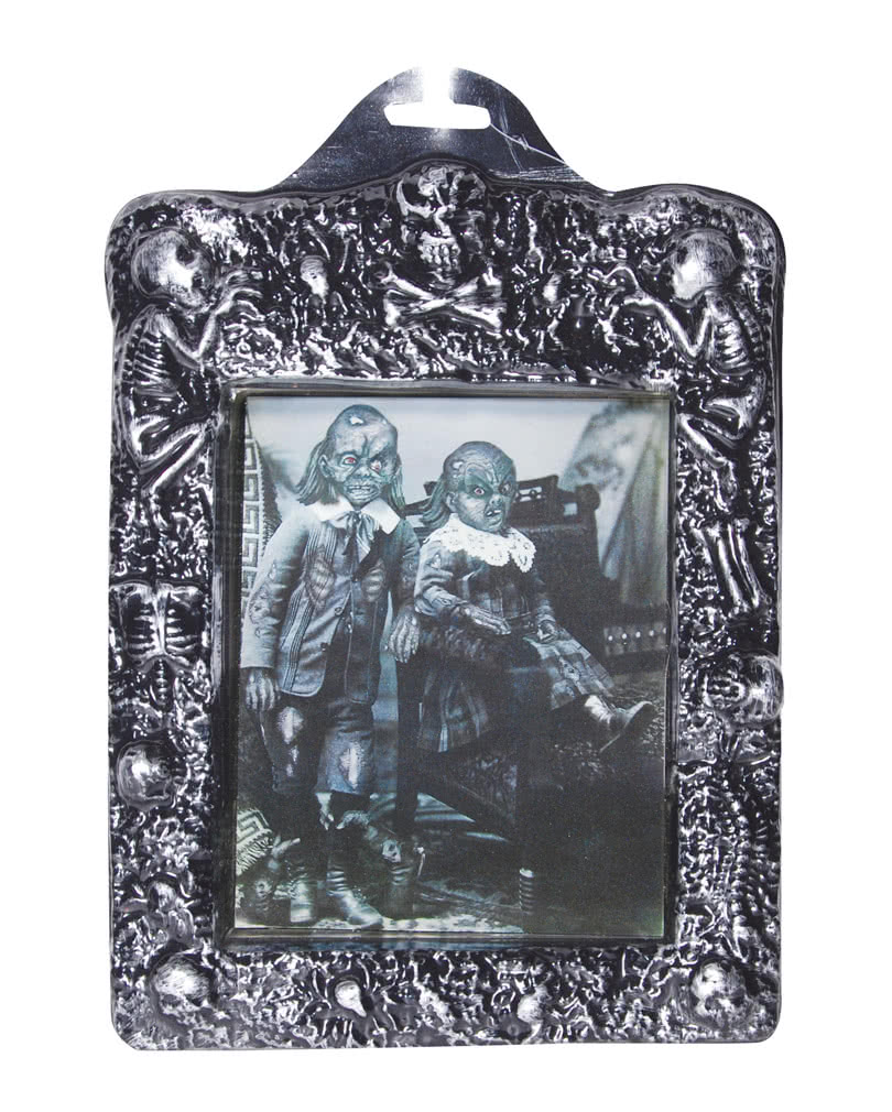 Hologramm Bild - Kinder -   Schauriges Linsenraster Wandbild