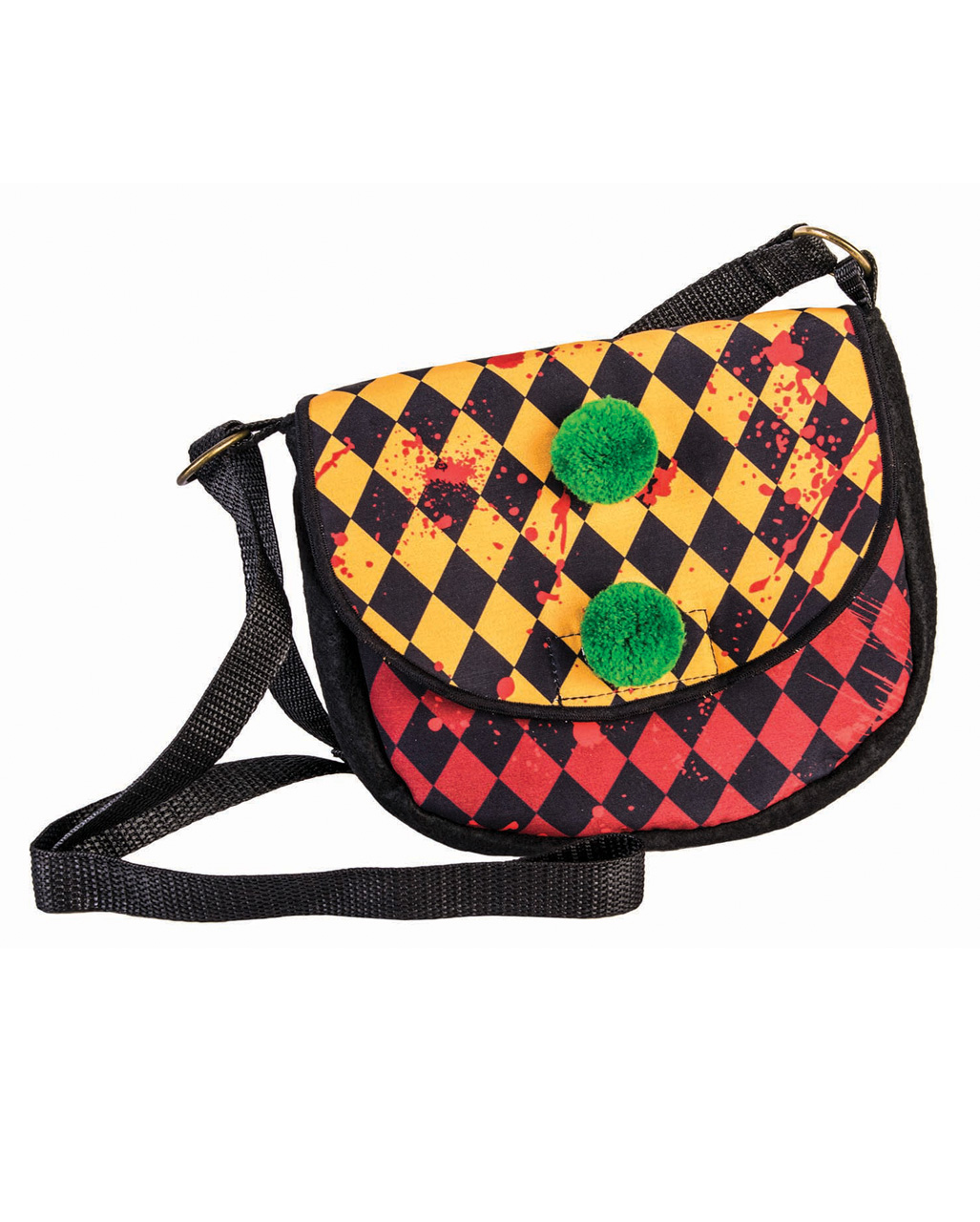 Horror Clown Handtasche als Kostümzubehör