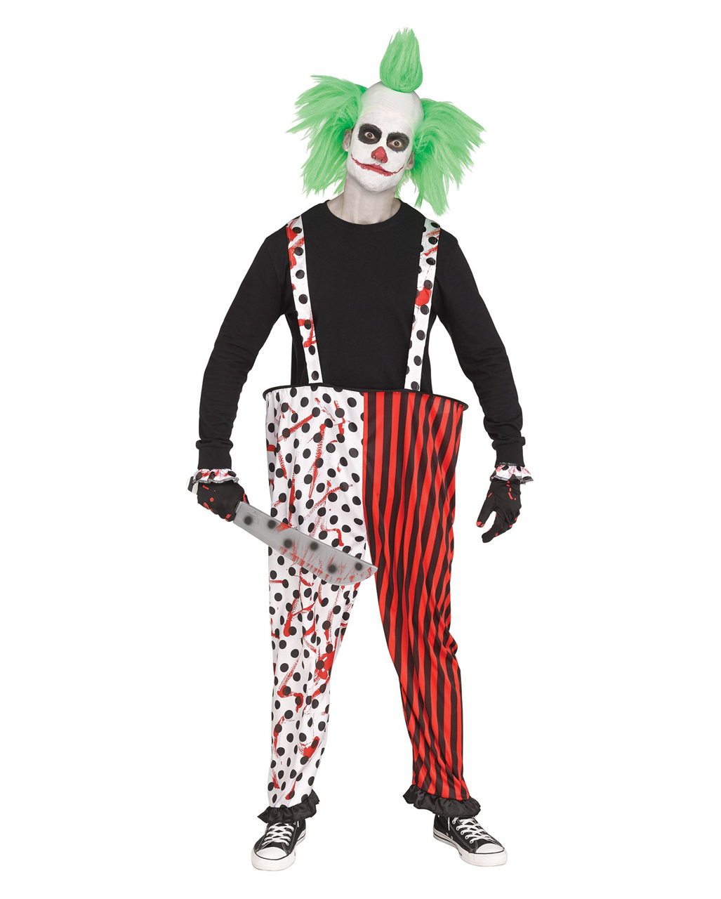 Horror-Clown Hose mit Handschuhen kaufen