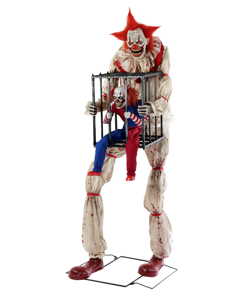 Horror Clown mit Clown in Käfig Animatronic ordern