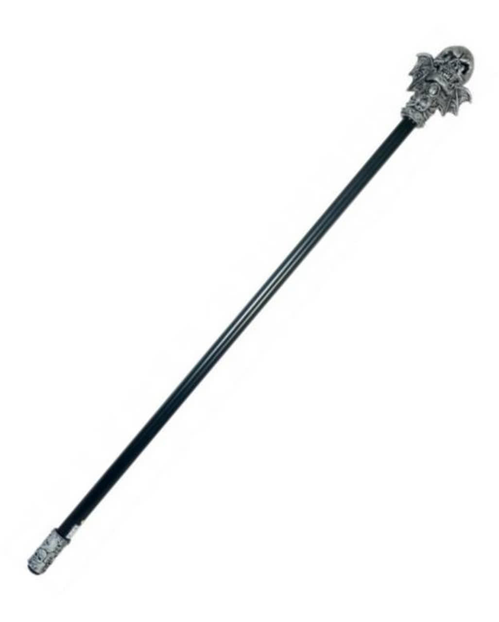 Spazierstock Totenkopf mit Fledermaus kaufen