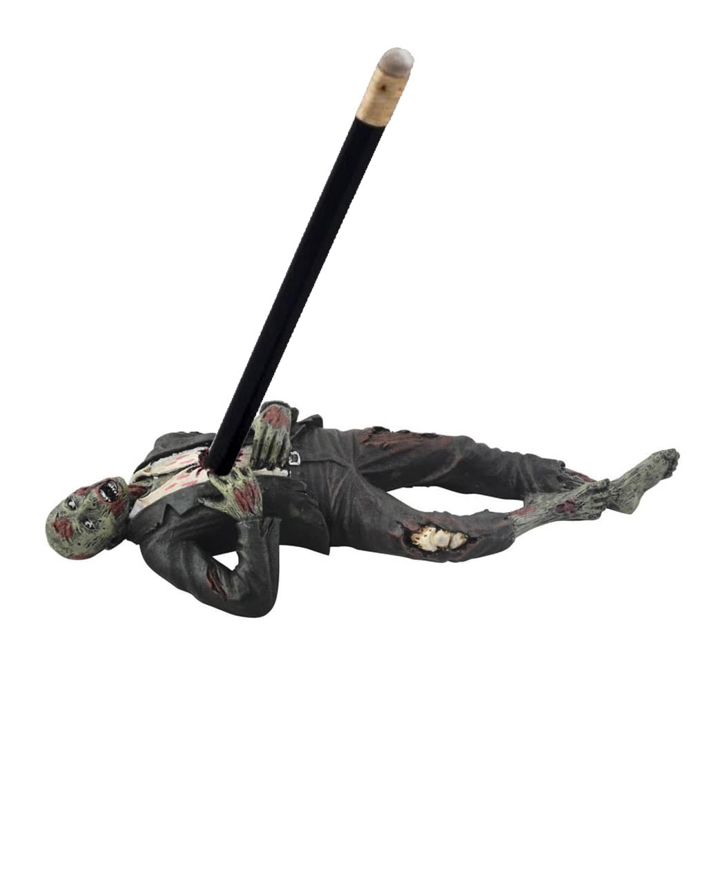 Zombie Stiftehalter grau - Zombie Schreibtischfigur