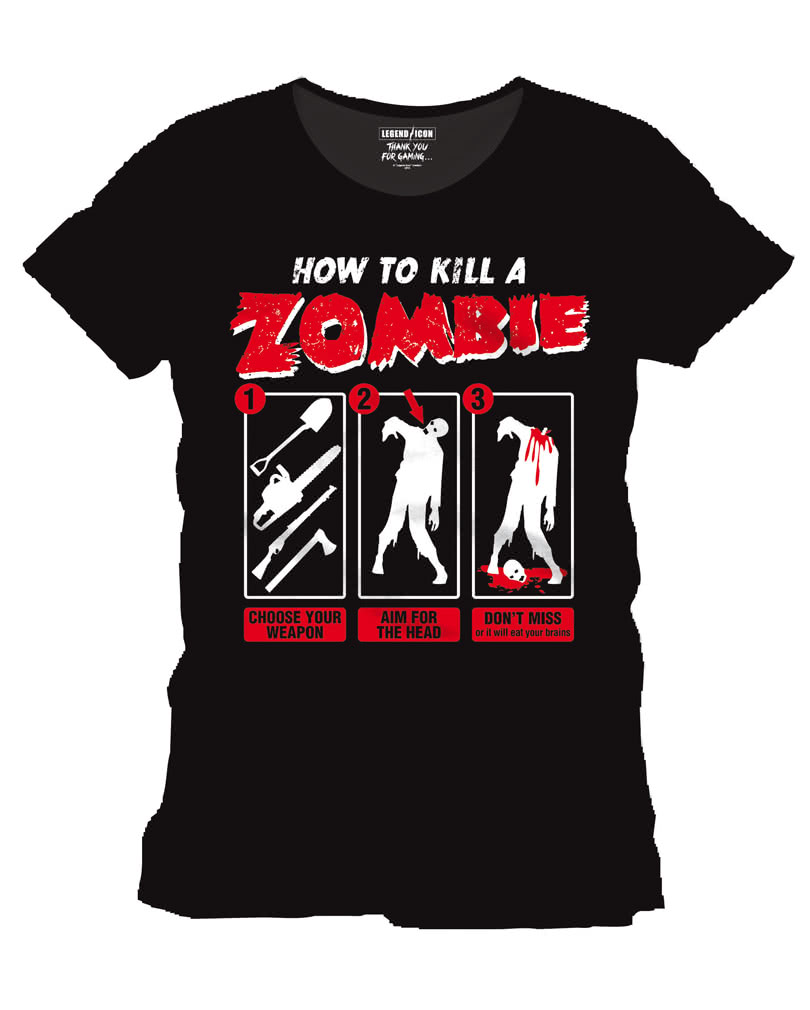 How to kill a Zombie T-Shirt  Zombie Hunter T-Shirt XL