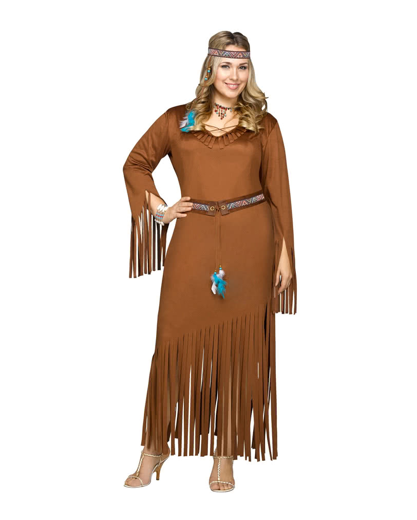 Indianerin Kostüm Plus Size Wild West Kostüme günstig kaufen XL 44/46