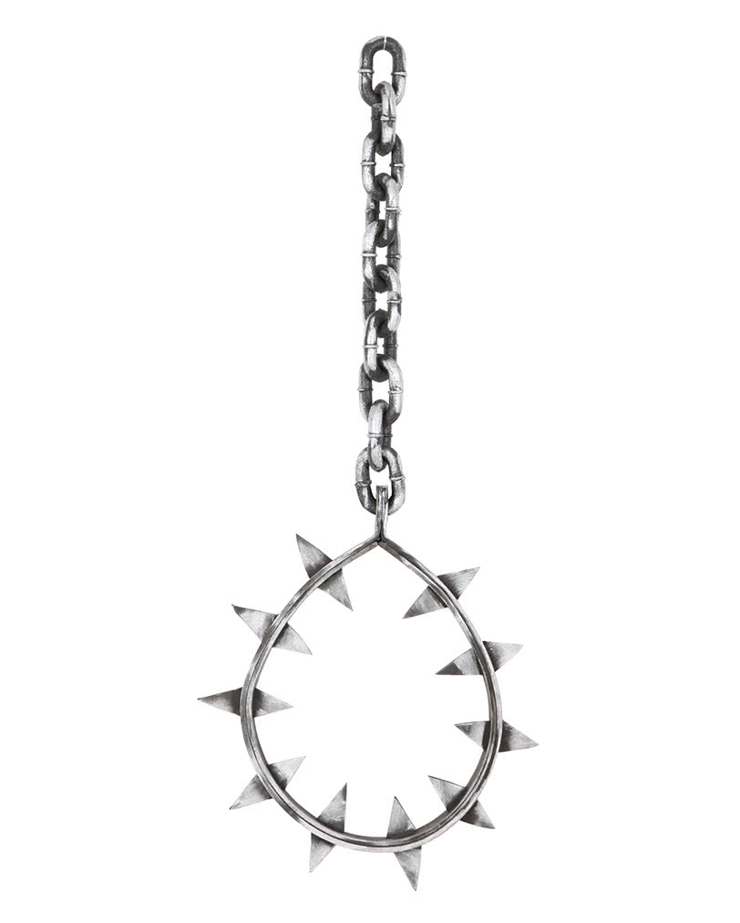Halloween Folterinstrument Stachelkette als Kostüm Accessoire