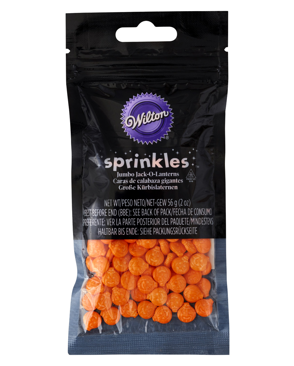 Jack O'Lantern Kürbis Zuckerdekor für Halloween