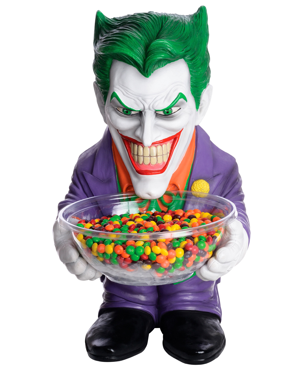 Joker Süßigkeitenhalter als Halloween Tischdeko