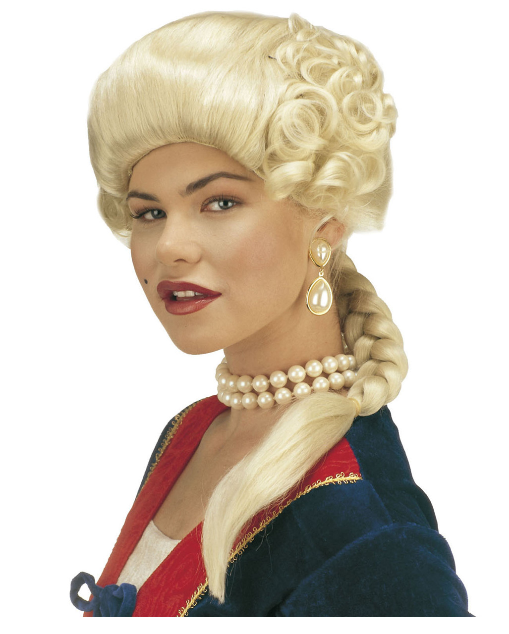 Josephine Perücke blond für Fasching & Karneval