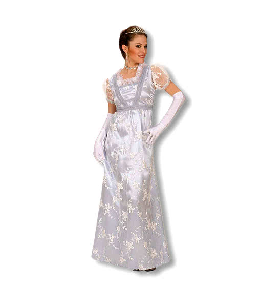 Kaiserin Kostüm Satin -Königin Verkleidung-Prinzessin Kleider