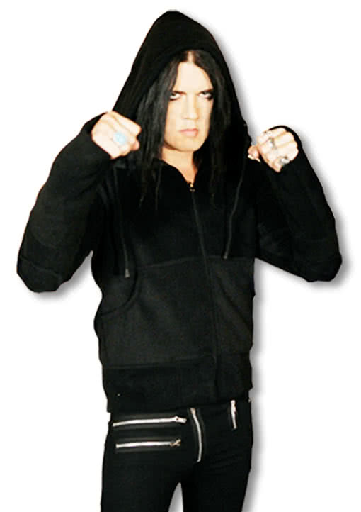 Kapuzen Fleecejacke Herren   Dark Wear für Herren L