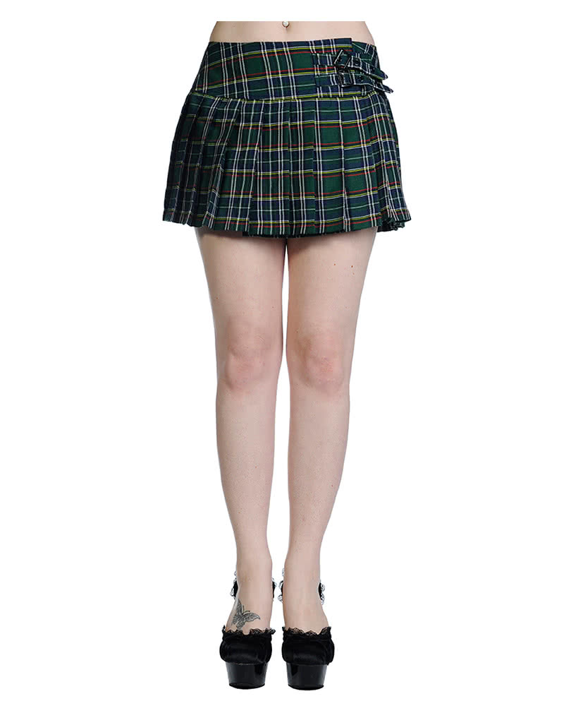 Banned Minirock Schotten Muster   Tartan Minirock  XL