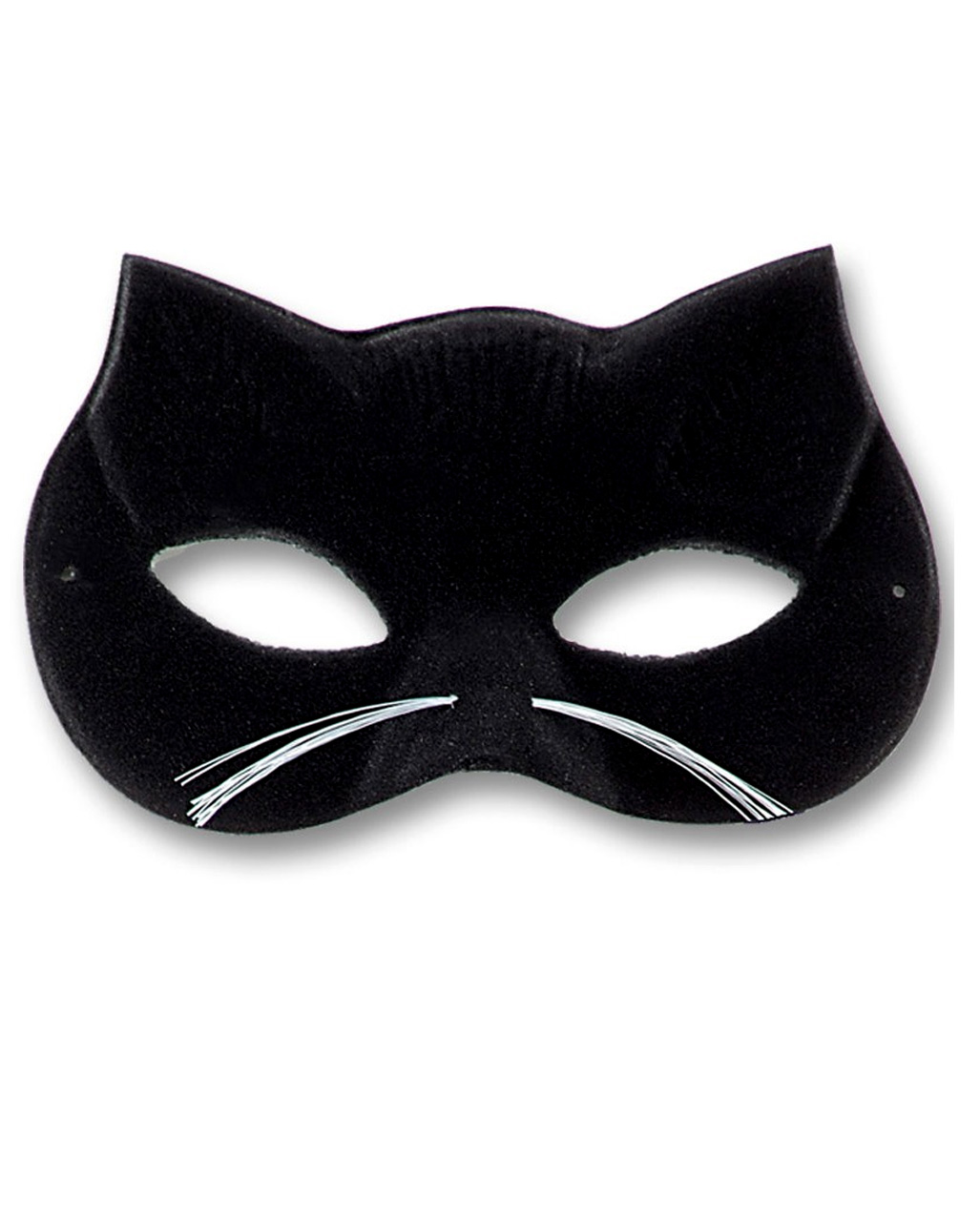 Katzen Maske aus Samt für Fasching & Halloween