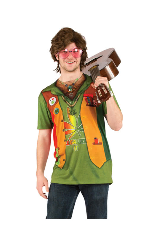 Kiffer T-Shirt als Faschings Kostüm M