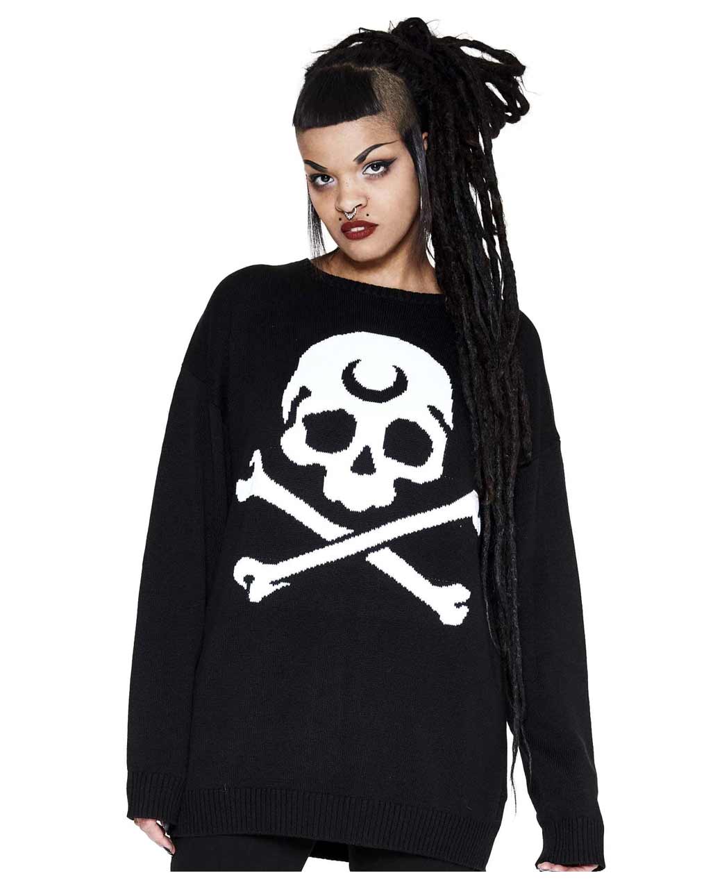KILLSTAR 2 the Bone Strickpullover ➔ Gothic Fashion M