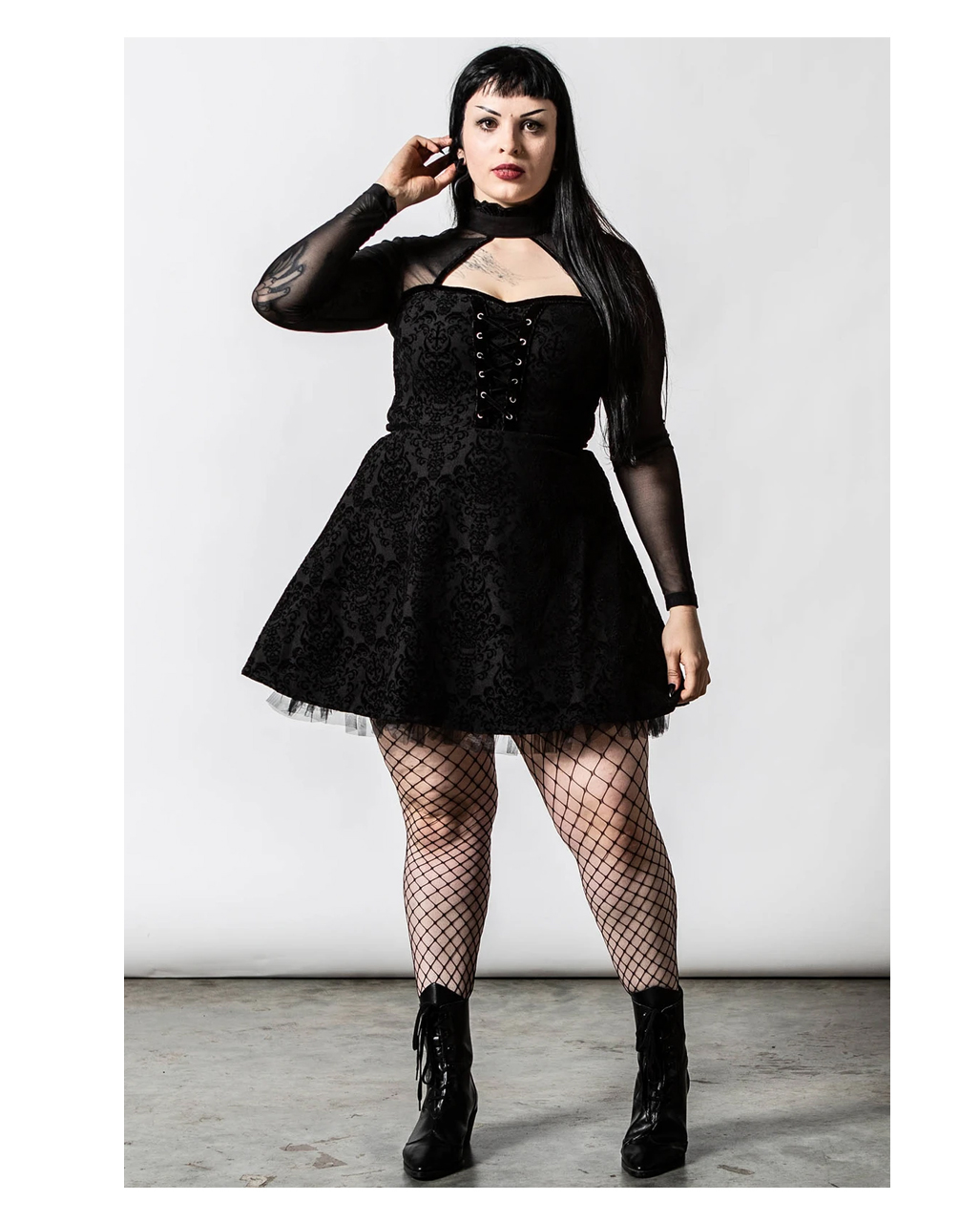 KILLSTAR Anabelle Party Kleid ➔ Gothic Fashion L