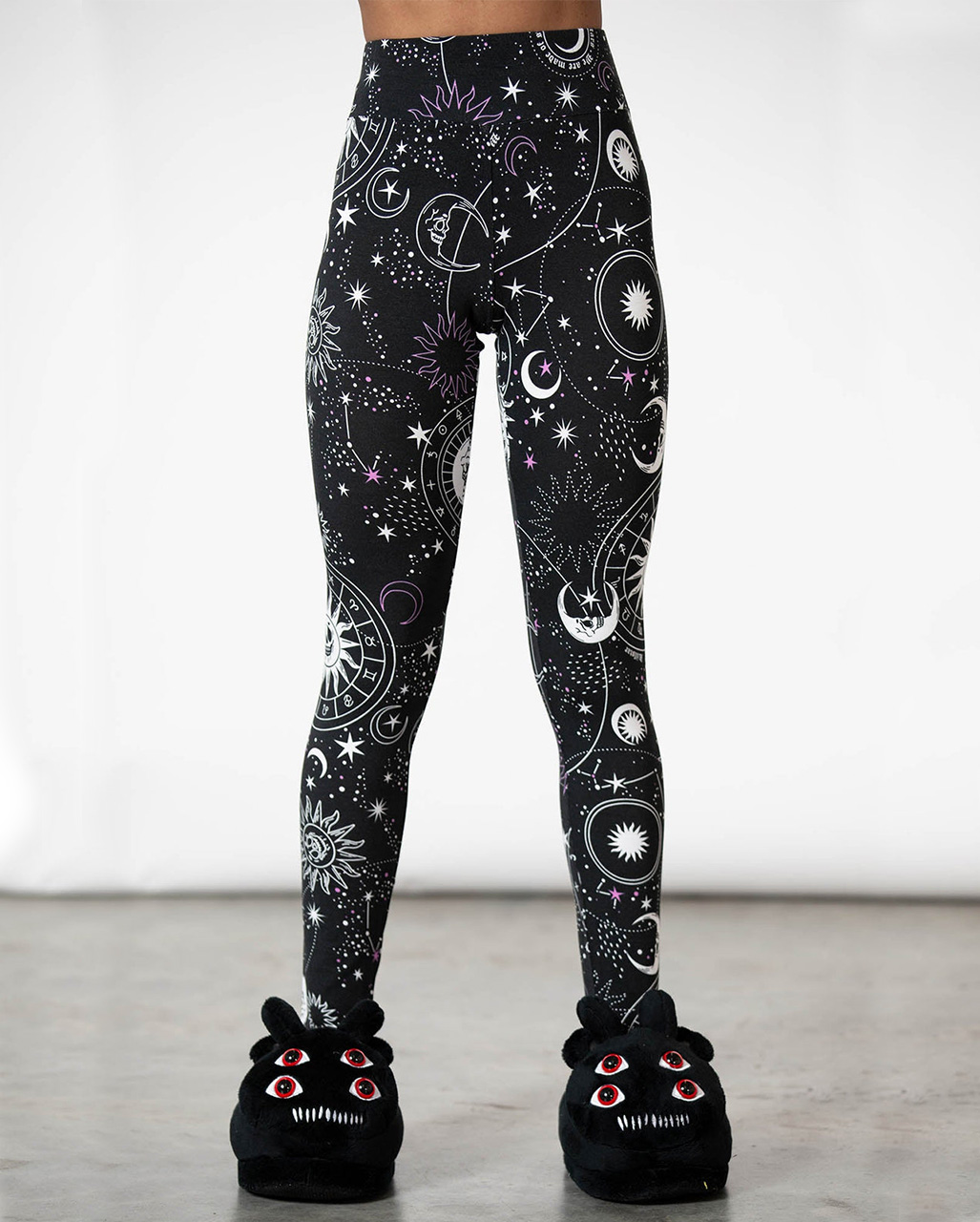 KILLSTAR Galaxy Lounge Leggings Gothic Hose 3XL