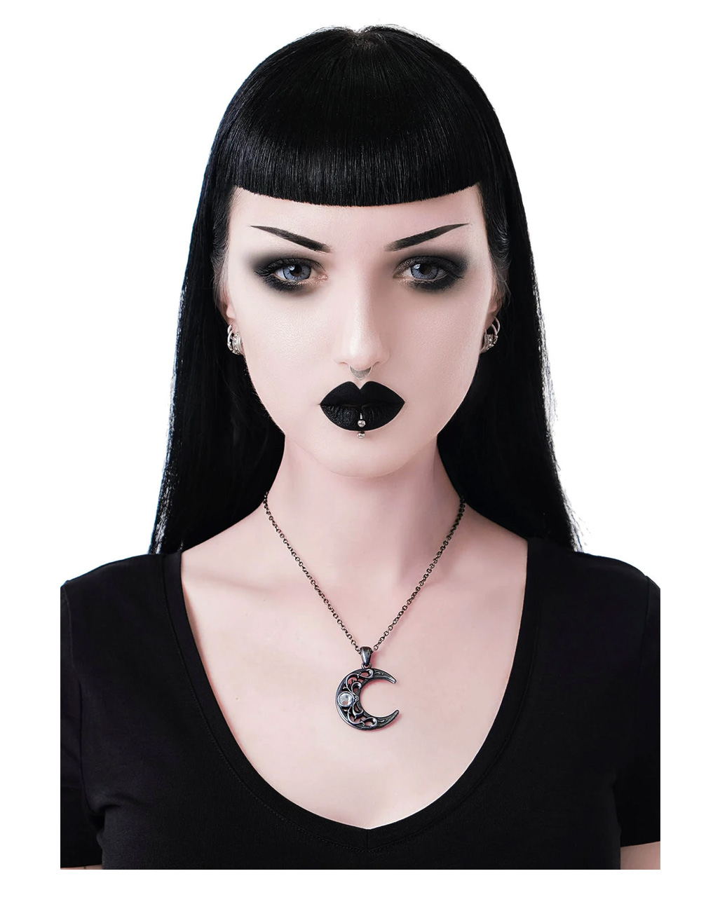 KILLSTAR Jaci Halbmond Anhänger mit Kette schenken