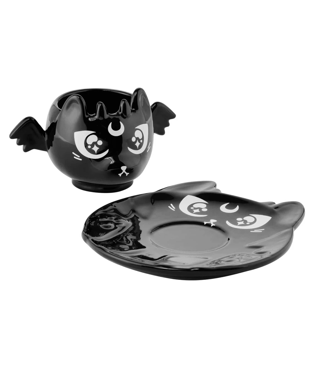 KILLSTAR Kittea Teetasse mit Unterteller Gothic Homeware