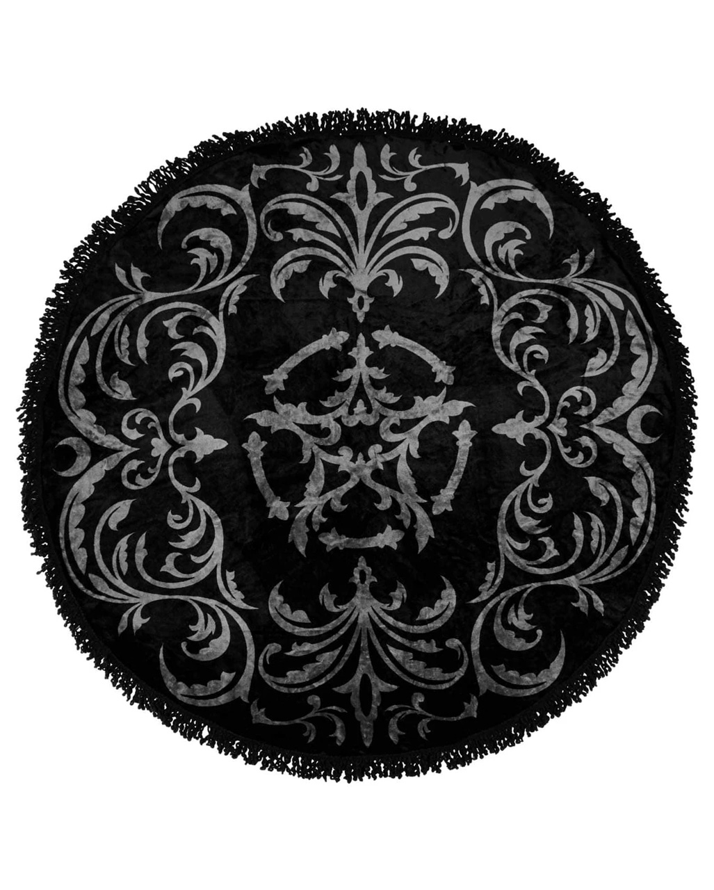 KILLSTAR Morticia Tagesdecke Rund mit Pentagramm