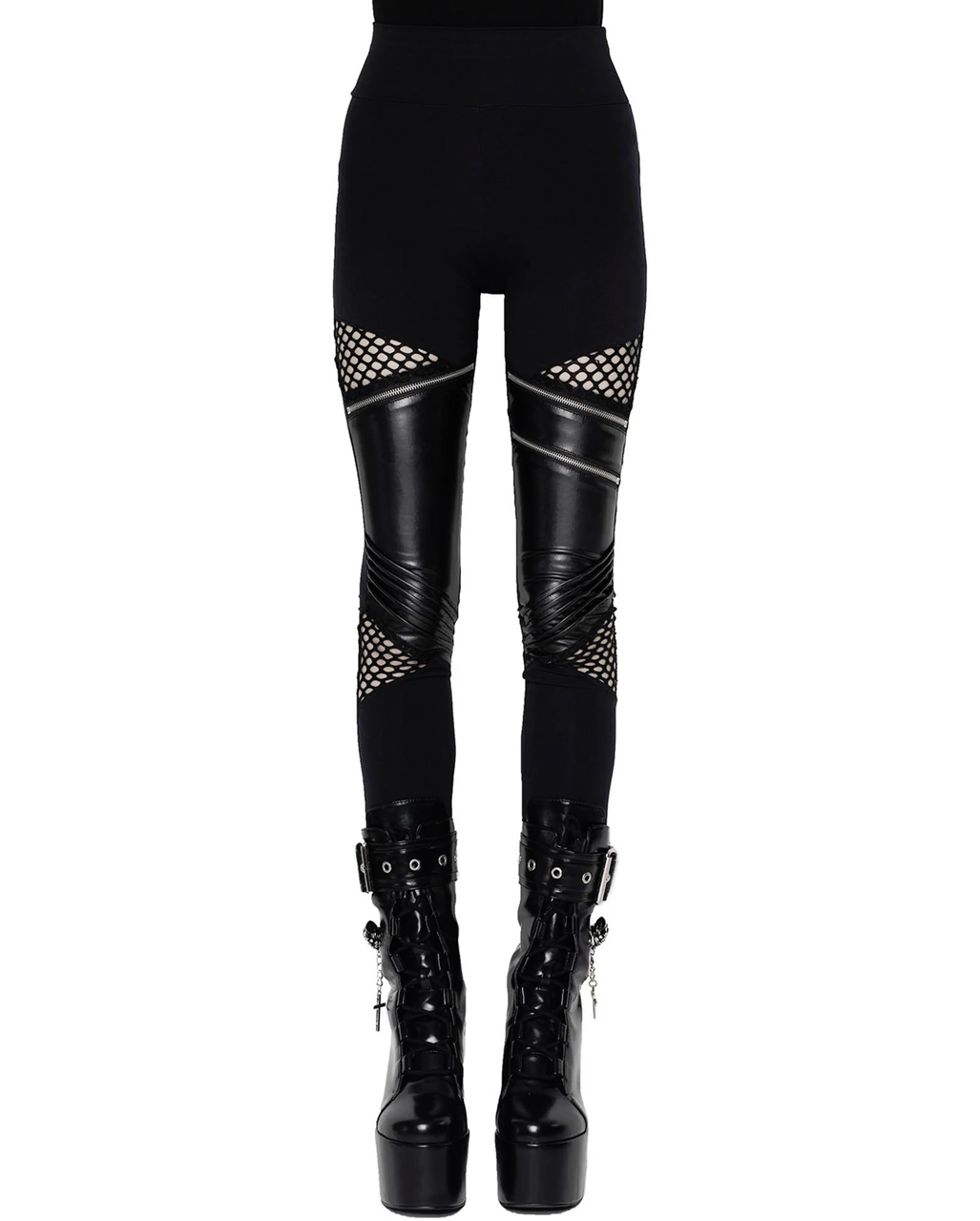 KILLSTAR Neo Noir Leggings ★ Gothic Hosen kaufen XXL