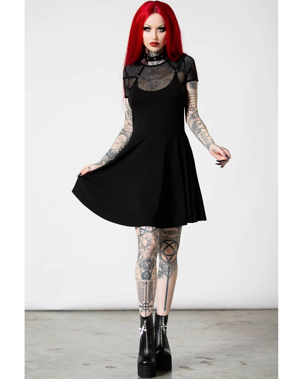 KILLSTAR Rotten Luck Skater Kleid ★ Gothic Kleid XL