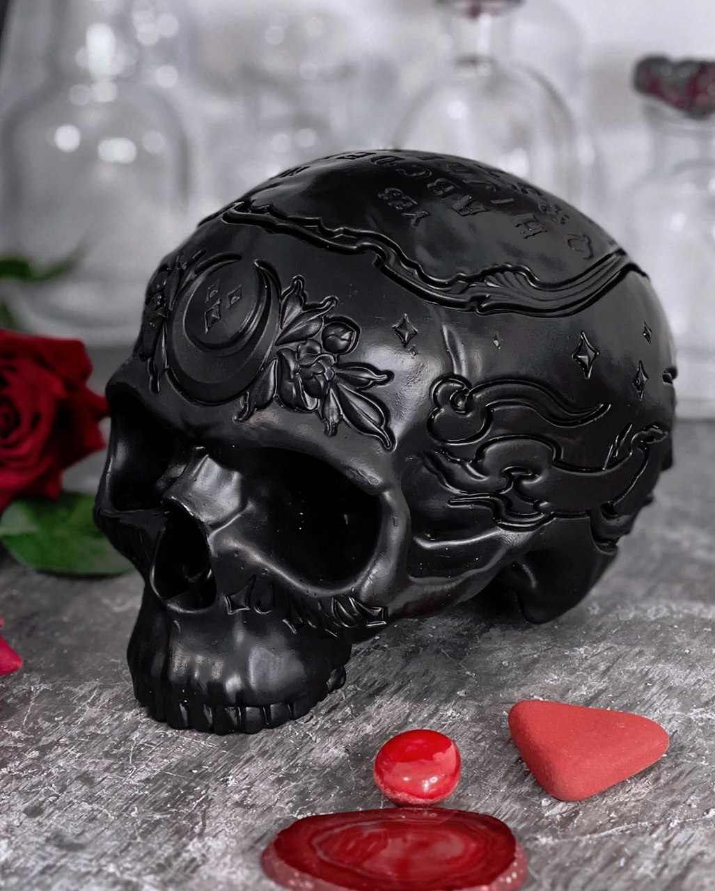 KILLSTAR Spirit Board Totenkopf ✶ Deko Totenschädel