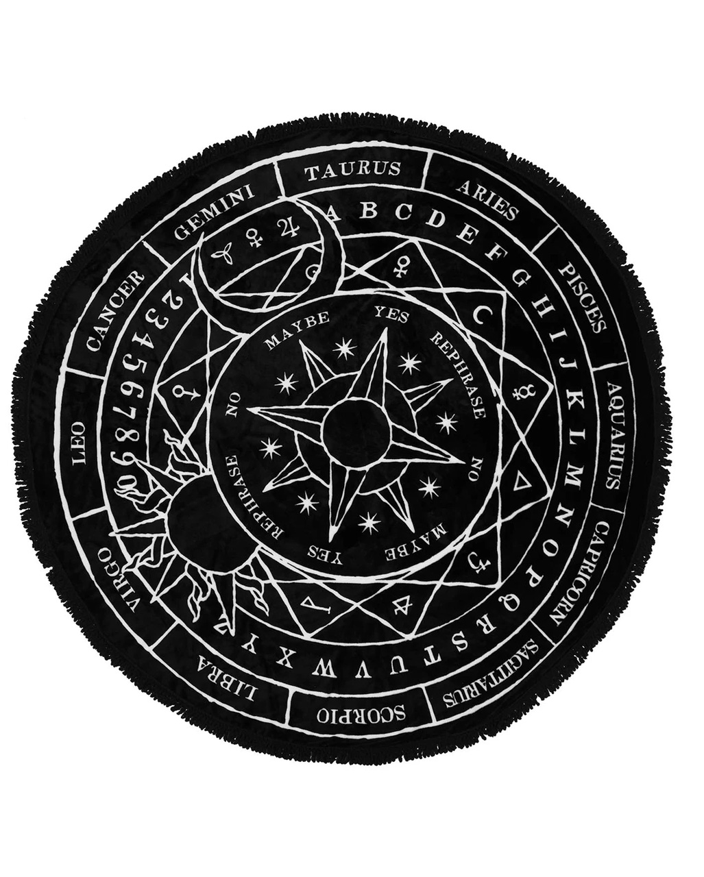 KILLSTAR Stellar Tagesdecke mit Tierkreis-Motiv