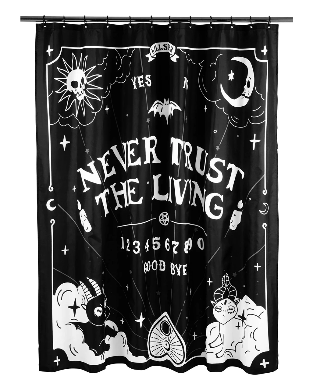 KILLSTAR Trust Issues Duschvorhang ★ Gothic Homeware