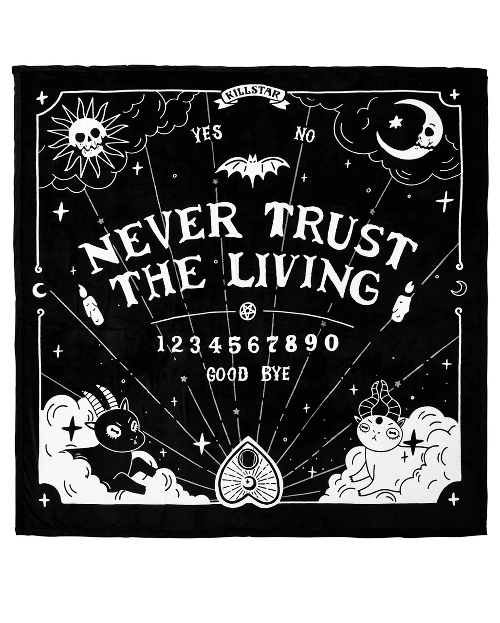 KILLSTAR Trust Issues Tagesdecke ★ Gothic Homeware