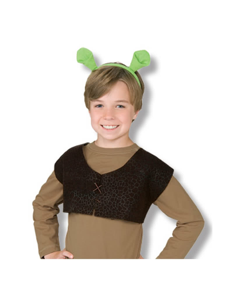 Kinder Shrek Weste und Ohren Shrek Lizenzartikel für Kids