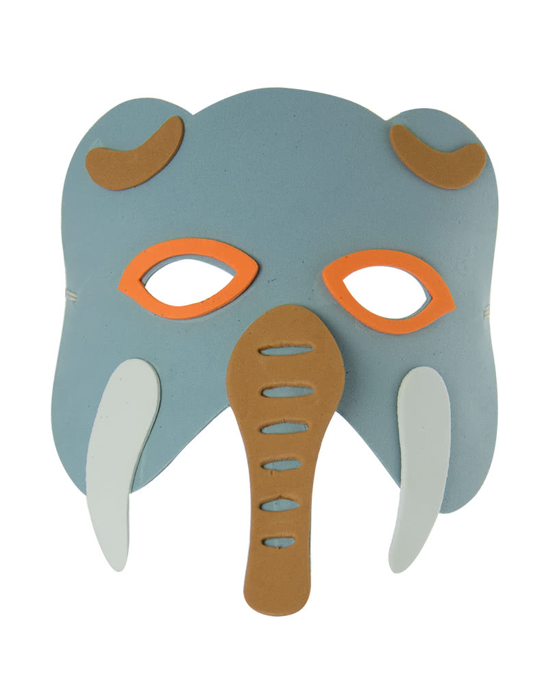 Elefanten Maske für Kinder für Fasching & Karneval